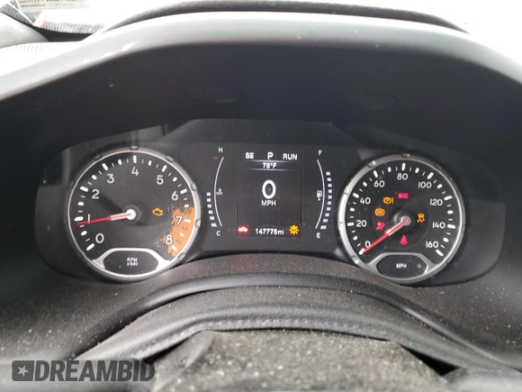 2018 Jeep Renegade Upland z VIN ZACCJBAB4JPH90422, wystawiony jako Copart lot #55999015 z przebiegiem 147 775 mil mil oraz Szkoda całkowita • Salvage title. Historia ofert i sprzedaży dostępna na DreamBid. Obrazek 9.