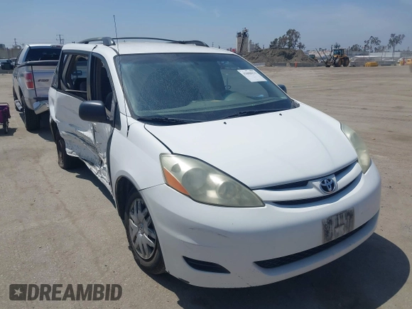 2006 Toyota Sienna CE with VIN 5TDZA23CX6S405973, listed as a IAAI auction lot 42088039 with 260,115 mi miles and . Bid and sale history available at DreamBid. Image 1.