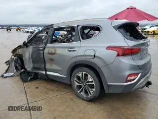2019 Hyundai Santa Fe Ultimate with VIN 5NMS5CAA5KH076688, listed as a Copart auction lot 87656435 with 0 mi miles and Non Repairable. Bid and sale history available at carsss.com. Image 2.