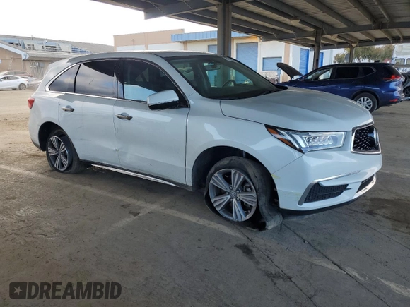 2020 Acura MDX with VIN 5J8YD4H33LL034029, listed as a Copart auction lot 50798425 with 46,495 mi miles and Salvage Title. Bid and sale history available at carsss.com. Image 4.