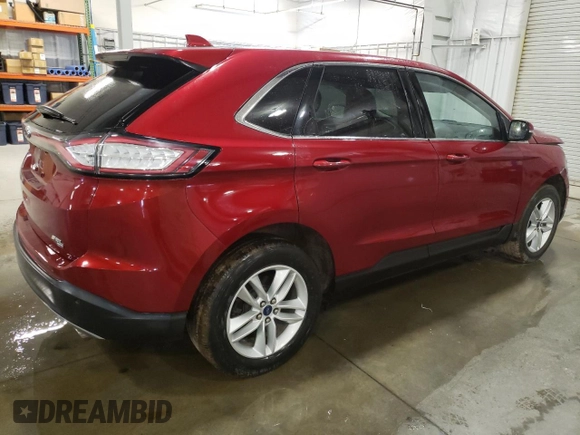 2015 Ford Edge SEL with VIN 2FMTK4J83FBC20884, listed as a Copart auction lot 51409995 with 75,600 mi miles and Salvage Title. Bid and sale history available at carsss.com. Image 3.