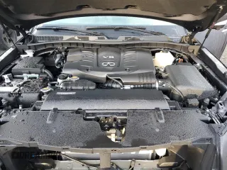2024 Infiniti QX80 LUXE with VIN JN8AZ2AE8R9330286, listed as a Copart auction lot 73105994 with 830 mi miles and Salvage Title. Bid and sale history available at carsss.com. Image 12.