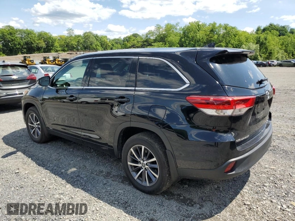 2018 Toyota Highlander Hybrid XLE with VIN 5TDJGRFH1JS038904, listed as a Copart auction lot 58176435 with 38,083 mi miles and Clean title. Bid and sale history available at DreamBid. Image 2.