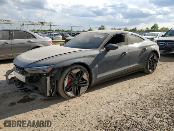 2022 Audi RS e-tron GT z VIN WAUAHBFWXN7900677, wystawiony jako Copart lot #72972794 z przebiegiem 10 839 mil mil oraz Szkoda całkowita • Salvage title. Historia ofert i sprzedaży dostępna na DreamBid. Obrazek 1.
