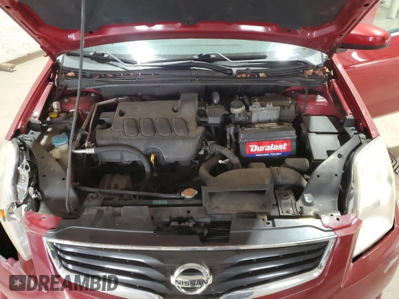 2010 Nissan Sentra S with VIN 3N1AB6APXAL626174, listed as a Copart auction lot 54505205 with 101,040 mi miles and Salvage Title. Bid and sale history available at carsss.com. Image 11.
