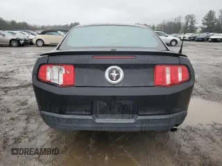 2010 Ford Mustang V6 with VIN 1ZVBP8AN3A5112855, listed as a Copart auction lot 49824275 with 161,778 mi miles and Salvage Title. Bid and sale history available at DreamBid. Image 6.