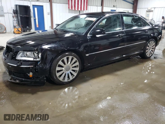 2004 Audi A8 with VIN WAUML44E04N024293, listed as a Copart auction lot 60246125 with 161,278 mi miles and Salvage title. Bid and sale history available at DreamBid. Image 1.