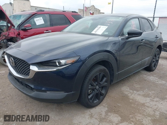 2024 Mazda CX-30 2.5 S Select Sport with VIN 3MVDMBBM2RM667016, listed as a IAAI auction lot 42156206 with 19,471 mi miles and . Bid and sale history available at carsss.com. Image 2.