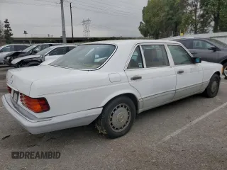 1989 Mercedes-Benz 420 420SEL with VIN WDBCA35D4KA435557, listed as a Copart auction lot 47271725 with 188,055 mi miles and Clean Title. Bid and sale history available at carsss.com. Image 3.