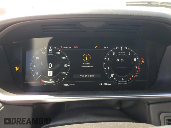 2022 Land Rover Range Rover Sport HSE Dynamic with VIN SALWR2SEXNA234421, listed as a Copart auction lot 55528695 with 35,828 mi miles and Salvage Title. Bid and sale history available at DreamBid. Image 9.