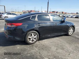 2016 Kia Optima LX with VIN 5XXGT4L38GG028477, listed as a Copart auction lot 46184195 with 80,024 mi miles and Salvage Title. Bid and sale history available at carsss.com. Image 3.