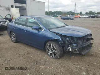 2022 Subaru Legacy Limited XT with VIN 4S3BWGN61N3023791, listed as a Copart auction lot 60174785 with 34,261 mi miles and Salvage title. Bid and sale history available at DreamBid. Image 4.