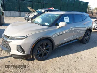 2021 Chevrolet Blazer RS with VIN 3GNKBKRS1MS524220, listed as a IAAI auction lot 41954163 with 68,759 mi miles and . Bid and sale history available at DreamBid. Image 2.