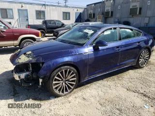 2022 Audi A5 Sportback Premium Plus with VIN WAUCBCF52NA021653, listed as a Copart auction lot 69766393 with 3,992 mi miles. Bid and sale history available at carsss.com. Image 1.