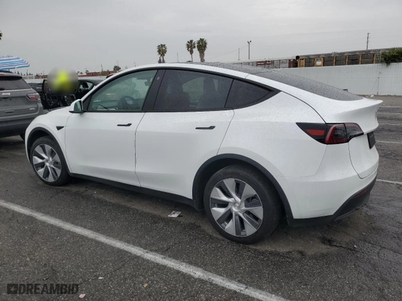 2023 Tesla Model Y Long Range with VIN 7SAYGDEE2PF624598, listed as a Copart auction lot 47851465 with 18,474 mi miles and Salvage Title. Bid and sale history available at carsss.com. Image 2.