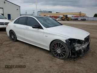2016 Mercedes-Benz C 450 AMG with VIN 55SWF6EBXGU146728, listed as a Copart auction lot 51422965 with 170,712 mi miles and Salvage title. Bid and sale history available at DreamBid. Image 4.