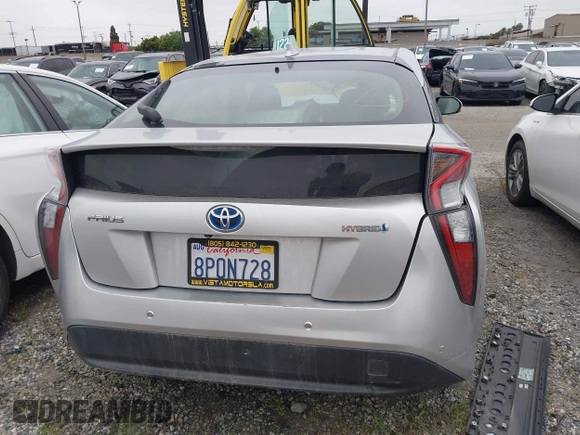 2017 Toyota Prius Two with VIN JTDKBRFU5H3047469, listed as a IAAI auction lot 41845172 with 233,688 mi miles. Bid and sale history available at carsss.com. Image 16.