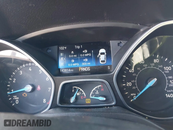 2017 Ford Focus SE with VIN 1FADP3FE3HL206074, listed as a IAAI auction lot 42594911 with 143,814 mi miles and . Bid and sale history available at DreamBid. Image 7.