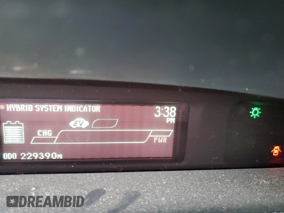 2014 Toyota Prius Four with VIN JTDKN3DUXE0371487, listed as a Copart auction lot 53152225 with 229,390 mi miles and Salvage Title. Bid and sale history available at DreamBid. Image 9.