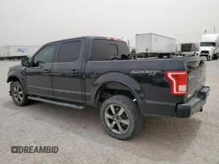 2015 Ford F-150 XLT with VIN 1FTEW1EF6FKD20492, listed as a Copart auction lot 57122105 with 126,576 mi miles and Salvage title. Bid and sale history available at DreamBid. Image 2.