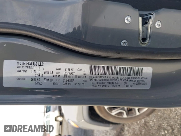 2020 Jeep Compass Trailhawk с VIN 3C4NJDDB2LT143948, выставлен на аукционе IAAI как лот 41834991 с пробегом 99 457 миль миль и . История ставок и продаж доступна на DreamBid. Изображение 9.