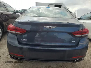2017 Genesis G80 Ultimate with VIN KMHGN4JF4HU200082, listed as a Copart auction lot 77089784 with 63,158 mi miles and Non Repairable. Bid and sale history available at DreamBid. Image 6.