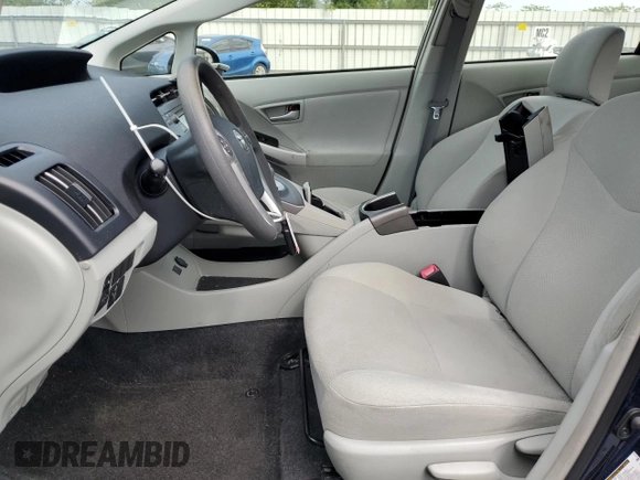 2013 Toyota Prius One with VIN JTDKN3DU9D1622718, listed as a Copart auction lot 65586695 with 79,305 mi miles and Salvage title. Bid and sale history available at DreamBid. Image 7.