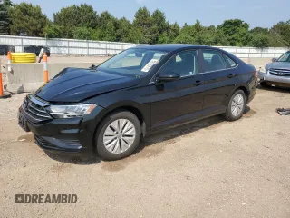 2020 Volkswagen Jetta S with VIN 3VWC57BU0LM082138, listed as a Copart auction lot 59706275 with 43,939 mi miles and Salvage title. Bid and sale history available at DreamBid. Image 1.