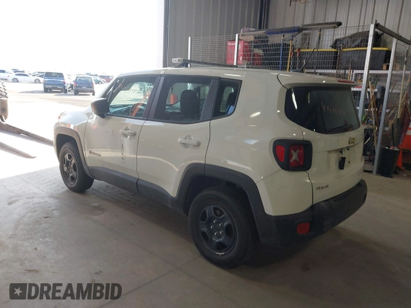 2017 Jeep Renegade Sport with VIN ZACCJBAB6HPE76894, listed as a IAAI auction lot 42106358 with 61,873 mi miles and . Bid and sale history available at carsss.com. Image 3.