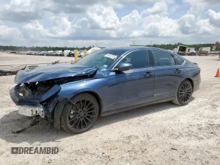 2023 Honda Accord Touring z VIN 1HGCY2F83PA005875, wystawiony jako Copart lot #59142115 z przebiegiem Nie podano mil oraz Szkoda całkowita • Salvage title. Historia ofert i sprzedaży dostępna na DreamBid. Obrazek 1.