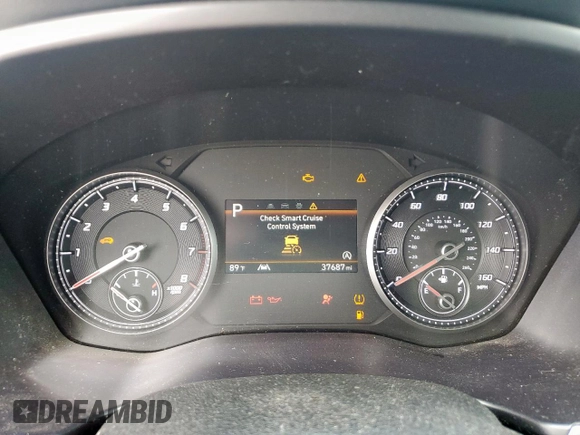 2023 Hyundai Santa Fe SE with VIN 5NMS14AJ4PH606397, listed as a Copart auction lot 62931165 with 37,687 mi miles and Salvage title. Bid and sale history available at DreamBid. Image 9.
