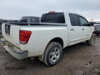 2007 Nissan Titan XE with VIN 1N6BA07A27N235630, listed as a Copart auction lot 47181005 with Not Provided miles and Clean Title. Bid and sale history available at carsss.com. Image 3.