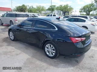2019 Chevrolet Malibu LT with VIN 1G1ZD5ST4KF168295, listed as a IAAI auction lot 41908651 with 108,444 mi miles. Bid and sale history available at carsss.com. Image 3.