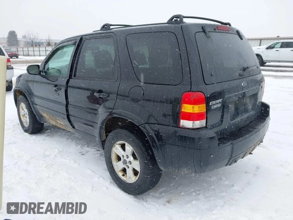 2007 Ford Escape Limited with VIN 1FMYU94147KA28554, listed as a IAAI auction lot 41599603 with 188,391 mi miles. Bid and sale history available at carsss.com. Image 3.
