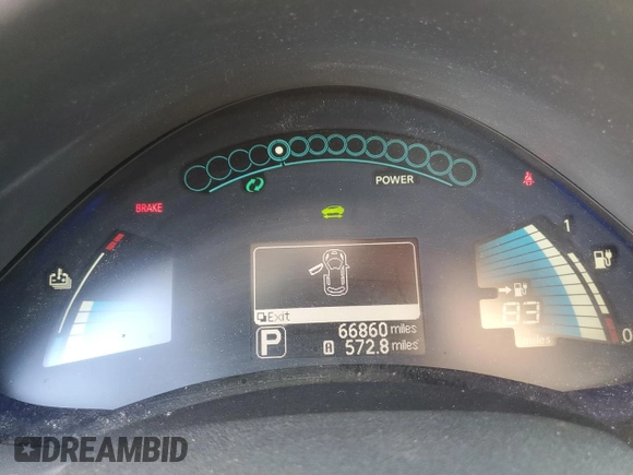 2017 Nissan LEAF SV z VIN 1N4BZ0CP2HC306561, wystawiony jako Copart lot #60313295 z przebiegiem 66 860 mil mil oraz Czysty tytuł • Clean title. Historia ofert i sprzedaży dostępna na DreamBid. Obrazek 9.