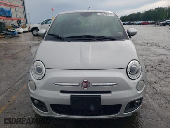 2013 FIAT 500 Sport with VIN 3C3CFFBR5DT709384, listed as a Copart auction lot 62502455 with 86,136 mi miles and Salvage title. Bid and sale history available at DreamBid. Image 5.