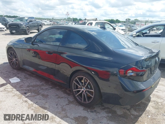 2025 BMW 2 Series 230i with VIN 3MW23CM03S8F01241, listed as a IAAI auction lot 42327520 with 4,571 mi miles and . Bid and sale history available at DreamBid. Image 3.