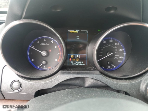 2018 Subaru Outback Limited with VIN 4S4BSANC7J3306068, listed as a Copart auction lot 52947765 with 75,438 mi miles and Salvage Title. Bid and sale history available at carsss.com. Image 9.