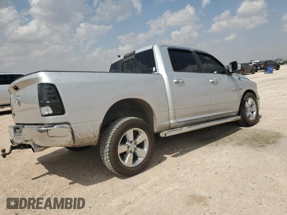 2015 Ram 1500 Lone Star with VIN 1C6RR6LT2FS583620, listed as a Copart auction lot 54078425 with 147,550 mi miles and Salvage title. Bid and sale history available at DreamBid. Image 3.