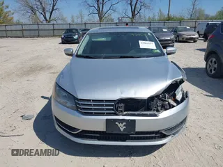 2013 Volkswagen Passat SE with VIN 1VWBN7A39DC078905, listed as a IAAI auction lot 42064537 with 185,853 mi miles and . Bid and sale history available at DreamBid. Image 12.