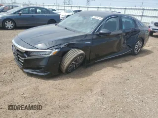 2022 Honda Accord EX-L with VIN 1HGCV3F59NA003291, listed as a Copart auction lot 59316745 with 34,405 mi miles and Salvage title. Bid and sale history available at DreamBid. Image 1.