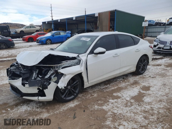 2024 Acura Integra w/A-Spec Technology Package with VIN 19UDE4H68RA018144, listed as a Copart auction lot 42214865 with 0 mi miles and Salvage Title. Bid and sale history available at carsss.com. Image 1.