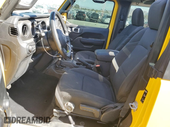 2021 Jeep Wrangler Sport with VIN 1C4GJXAG1MW631732, listed as a Copart auction lot 76422494 with 14,062 mi miles and Salvage Title. Bid and sale history available at DreamBid. Image 7.