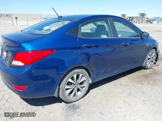 2017 Hyundai Accent SE with VIN KMHCT4AE5HU271013, listed as a IAAI auction lot 42018489 with 84,177 mi miles. Bid and sale history available at carsss.com. Image 4.