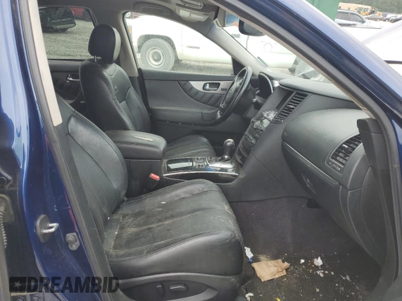 2013 Infiniti FX with VIN JN8CS1MW3DM174322, listed as a Copart auction lot 54331155 with Not provided miles and Salvage title. Bid and sale history available at DreamBid. Image 7.