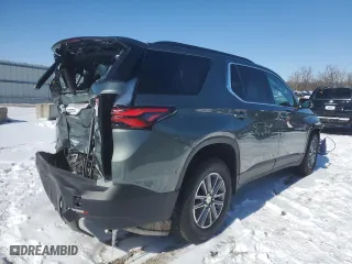 2023 Chevrolet Traverse LT Cloth with VIN 1GNEVGKW1PJ118149, listed as a Copart auction lot 45736415 with 25,549 mi miles and Salvage Title. Bid and sale history available at carsss.com. Image 3.