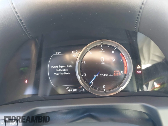2021 Lexus ES 350 F Sport with VIN 58AHZ1B18MU094474, listed as a IAAI auction lot 41158854 with 23,438 mi miles and . Bid and sale history available at DreamBid. Image 7.