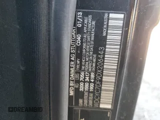 2013 Mercedes-Benz G-Class AMG G 63 with VIN WDCYC7DF9DX206443, listed as a Copart auction lot 59352504 with 0 mi miles and Salvage Title. Bid and sale history available at carsss.com. Image 14.
