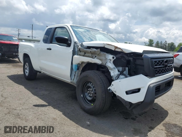2023 Nissan Frontier S with VIN 1N6ED1CM1PN609767, listed as a Copart auction lot 64793675 with 36,700 mi miles and Salvage title. Bid and sale history available at DreamBid. Image 4.