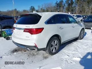 2020 Acura MDX with VIN 5J8YD4H34LL009382, listed as a IAAI auction lot 41454101 with 49,951 mi miles. Bid and sale history available at carsss.com. Image 4.